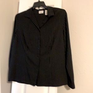 Black striped blouse